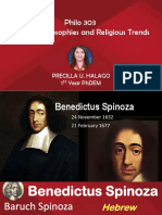 Halago, Precilla U - Benedictus Spinoza