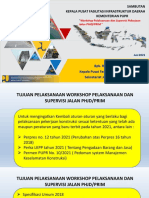 Sambutan Kepala PFID Pelksanaan Jalan 2021