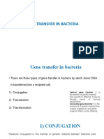 Gene Transfer in Bacteria: Conjugation, Transduction, and Transformation