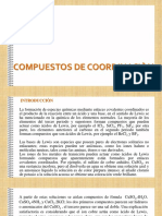 Compuestos de coordinación: introducción a los complejos de metales de transición
