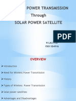 Wireless Power Transmission Through Solar Power Satellite: N Lalitha 15011D4916