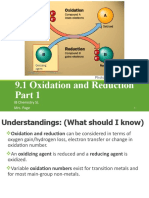 9.1.1 Introduction To Oxidation and Reduction
