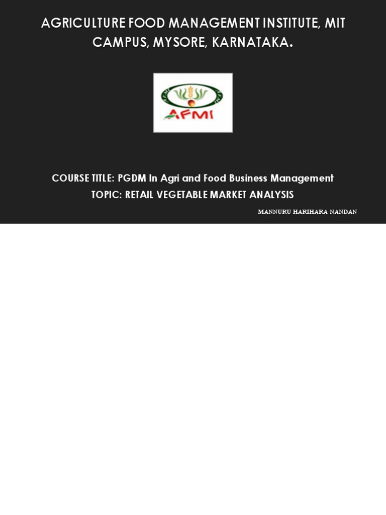 Retail Vegetable Market Analysis Download Free Pdf Retail Vegetables