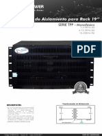 D-FEPE-ID-26 - Transformador Monofasico para Rack - Plug&Power