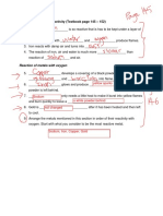 Unit 10 - Patterns of Reactivity (Textbook Page 145 - 152) : Reaction of Metals With Oxygen