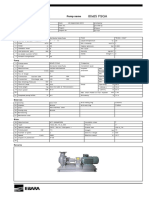 Technical data for 80x65 FSGA pump