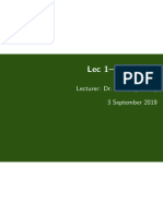 Lec 1-Chapter 1: Lecturer: Dr. Guofeng Zhang 3 September 2019