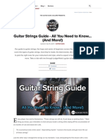 Guitar Strings Guide - All You Need To Know... (And More!) - LedgerNote