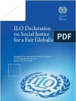 ILO Declaration On Social Justice For A Fair Globalization