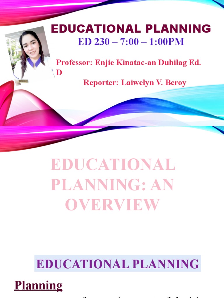 top-down approaches of educational planning