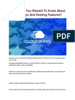 Everything You Wanted To Know About Cloudways and Hosting Features