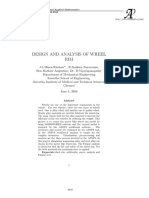 Design and Analysis of Wheel RIM: International Journal of Pure and Applied Mathematics No. 6 2018, 3933-3943