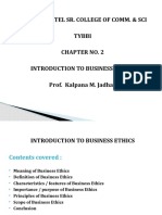 Introduction To Business Ethics