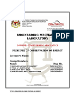 Labsheet Principle of Conservation of Energy