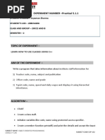 c++ lab worksheet 5.1