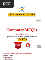 Computer MCQ Part 3 Student Success Channel