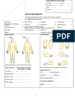 NHS Fife Assessment Chart For Wound Management