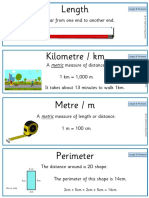 Length and Perimeter Vocabulary Year 4