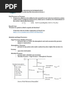 Lesson 2: Principles of Hydrostatics: Units: Lb/in or Psi (English) N/M or Pa. (S.I.)