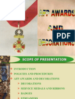 AFP Awards and Decorations