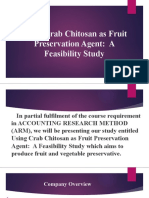 Using Crab Chitosan As Fruit Preservation Agent: A Feasibility Study