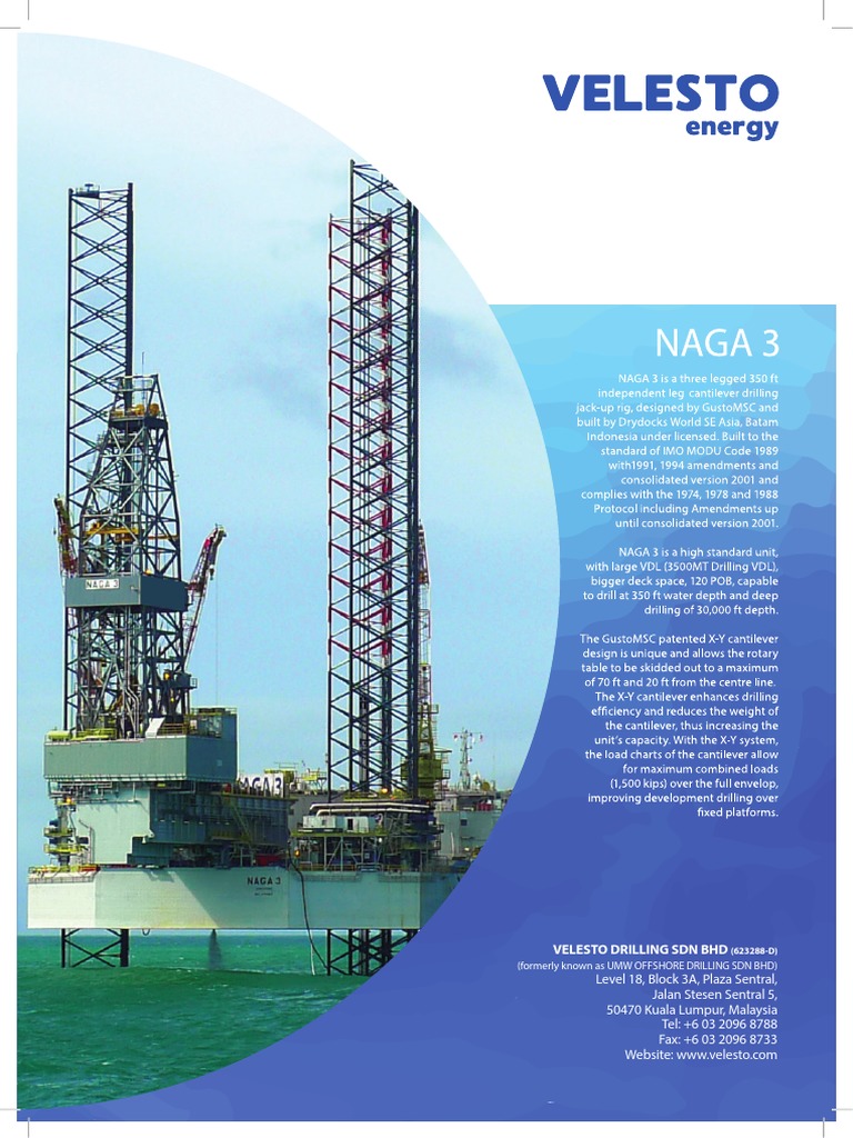 Naga 3 Drilling Rig Specifications | PDF | Nature