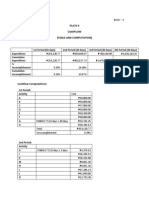 Plate 9 Cashflow (Table and Computation) : Gimarino, Ted Michael I. Bsce - 5