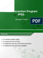 Falls Prevention Program Ipsg: Ahmad Thanin