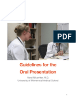 Meded Guidelines Oral Presentations