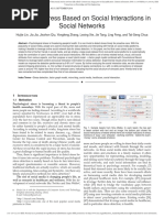 Detecting Stress Based On Social Interactions in Social Networks