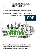 Attitudes & Job Satisfaction