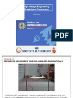 High Voltage Engineering Breakdown Phenomena: SJB Institute of Techology