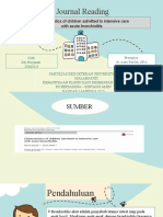 DR - Astri - Journal Reading - Siti Nurjanah 20360115 - Characteristics of Children Admitted To Intensive Care
