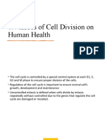 6.4 Issues of Cell Division on Human Health