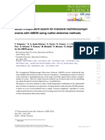 Online: Model Independent Search For Transient Multimessenger Events With AMON Using Outlier Detection Methods