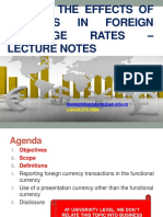 IAS 21 - The Effects of Changes in Foreign Exchange Rates - Lecture Notes For Students 2021