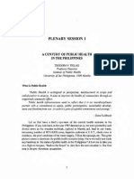 1 A Century of Public Health in The Philippines Teodoro v. Tiglao 1997