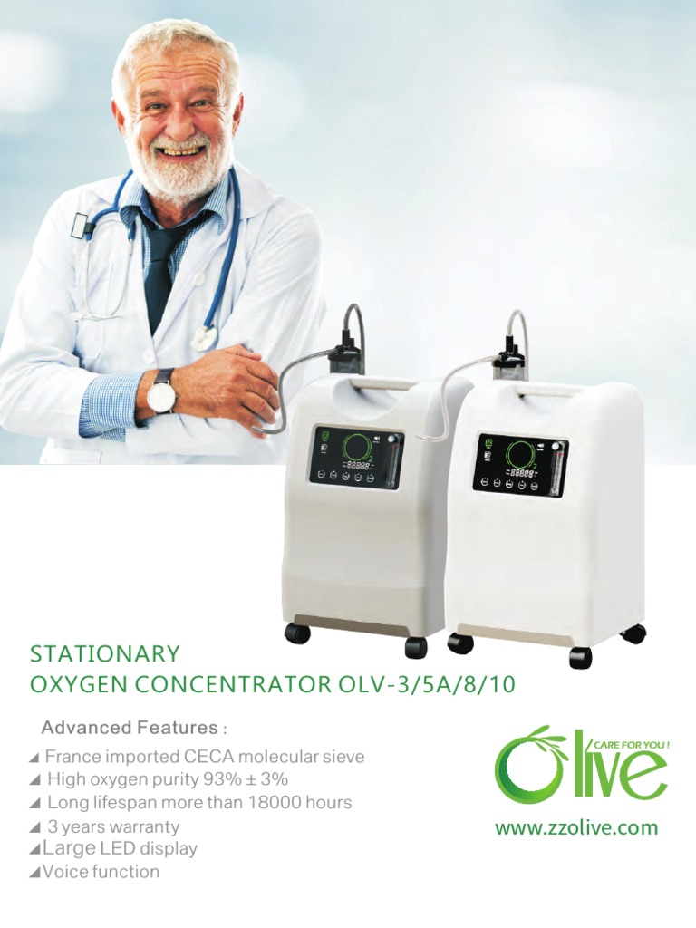 OLV-10 Oxygen Concentrator Overview | PDF