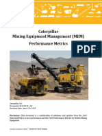 2019 Caterpillar Mining Equipment Management Metrics Document Version 4