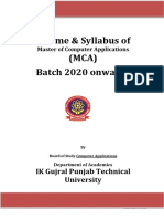 MCA 2 Yrs Batch 2020 (22-09-2020)