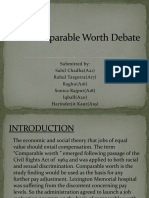 The Comparable Worth Debate