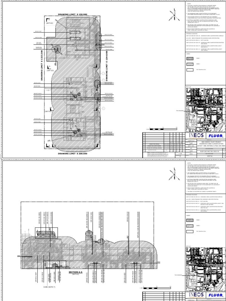 Hazardous Area Classification Layout | PDF | Energy Technology | Chemistry