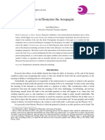 Lêxis in Dionysius The Areopagite: Keywords: Neoplatonism, Destination, Dionysian Eschatology