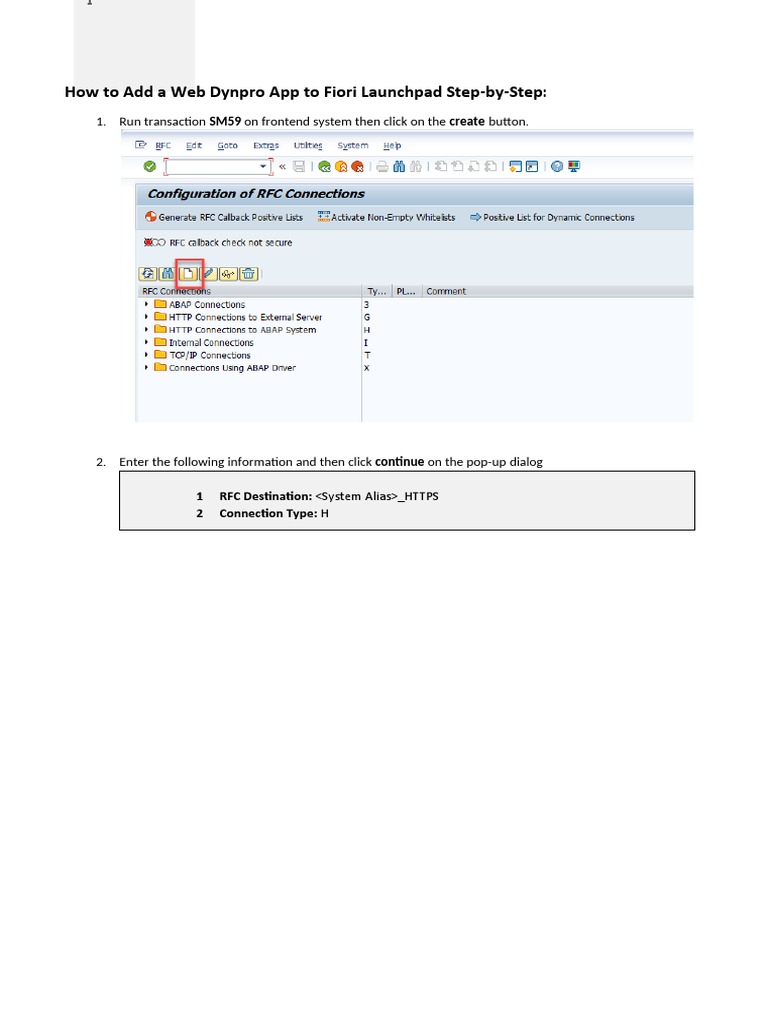 Step by Step Configuration of Web Dynpro Fiori App | PDF | Application ...