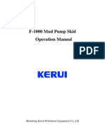 Operation Manual for F-1000 Mud Pump Skid