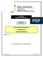 English HL P2 Nov 2018 FINAL Memo