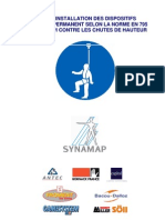 Synamap - Guide D'installation Dispositifs Contre Chutes