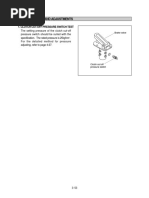 Group 3 Tests and Adjustments: 1. Clutch Cut-Off Pressure Switch Test