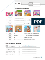 Look and Write The Correct Form of The Verb.: Lesson 12