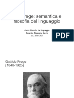 4.3. Frege Semantica e Filosofia Del Linguaggio
